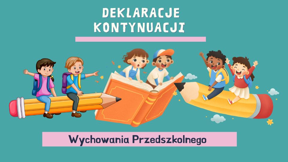 Cyan Pink and White Kindergarden Class Orientation Zoom Virtual Background